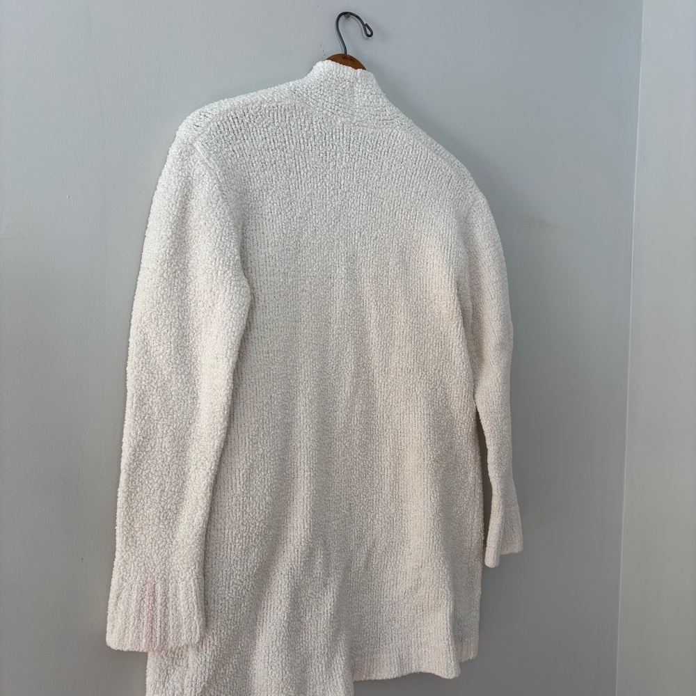 Young, Fabulous & Broke Ivory Teddy Bear Knit Open Front Cardigan – Size Small - Picture 10 of 10